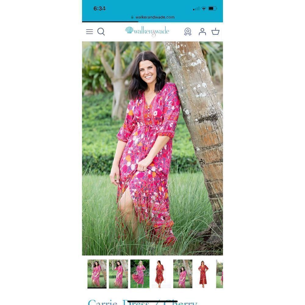 Walker & Wade Carrie Dress / Cherry